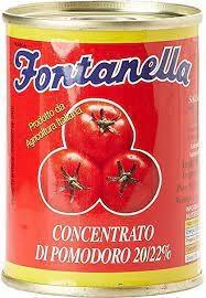 DOPPIO CONCENTRATO DI POMODORO 28/30%  FONTANELLA  GR. 500x12