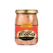 TONNO A FILETTI ZAROTTI  GR.520 VASI VETRO