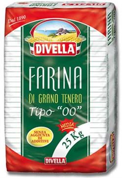 FARINA TIPO 0 MEDIA    DIVELLA  KG. 25