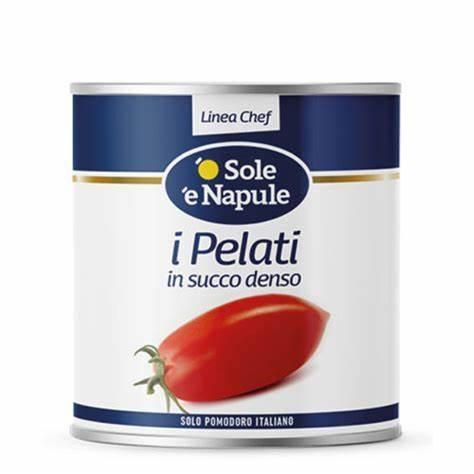 POMODORO PELATO O SOLE E NAPULE Kg. 3X6