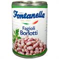 FAGIOLI BORLOTTI GR. 400  LATTA   FONTANELLA