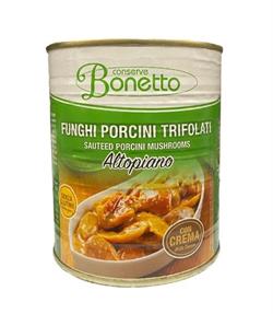FUNGHI PORCINI TRIFOLATI IN CREMA BONETTO GR. 850 LATTA