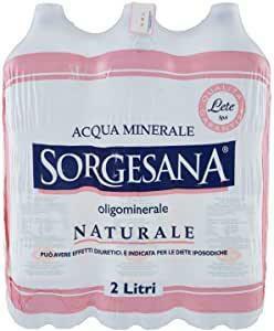 ACQUA SORGESANA NATURALE LT.  2 x 6 PET