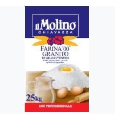 FARINA TIPO 00 GRANITO GROSSA  CHIAVAZZA  KG. 25