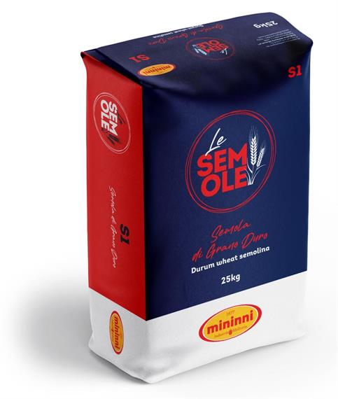SEMOLA GRANO DURO S1 MININNI KG. 25