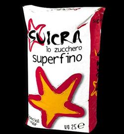 ZUCCHERO EXTRAFINE  KG. 25